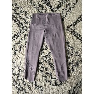 Wunder Under Scalloped Hem High-Rise Crop 23" Full-On Luxtreme, Size 10